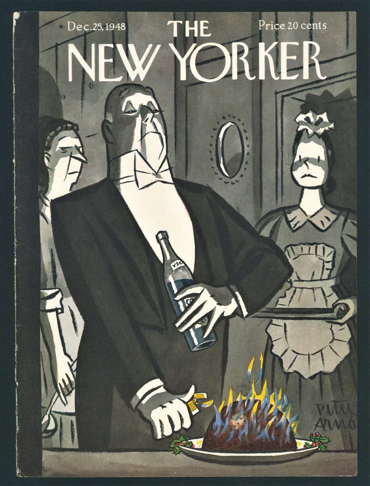 New Yorker Magazine Cover_14 - Authentic Vintage Antique Print