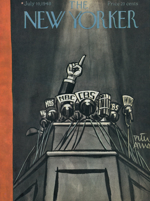 Candidate's Debate- The New Yorker - Authentic Vintage Cover Art