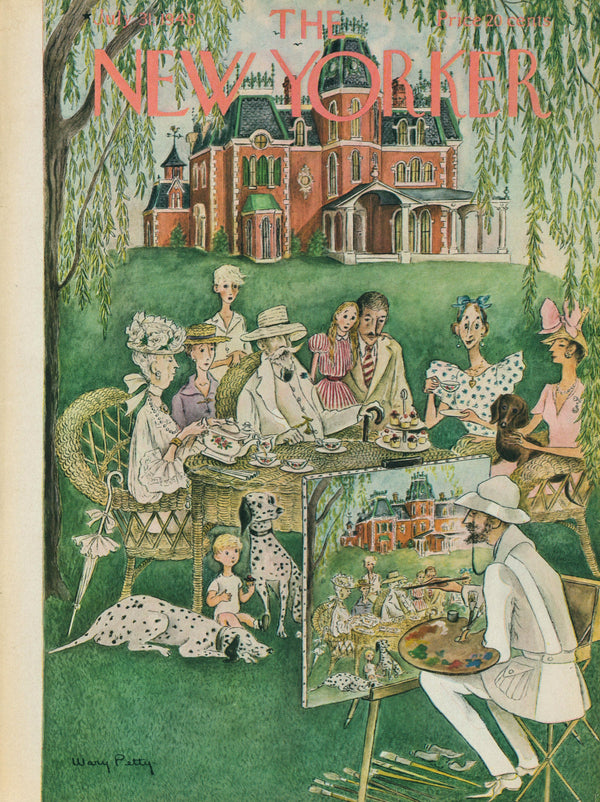 Aristocrat Brunch- The New Yorker - Authentic Vintage Cover Art