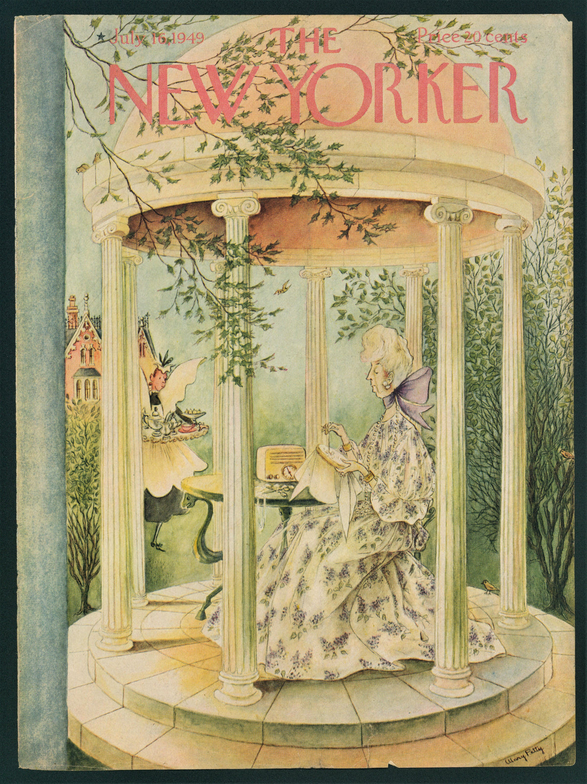 New Yorker Magazine Cover_9 - Authentic Vintage Antique Print