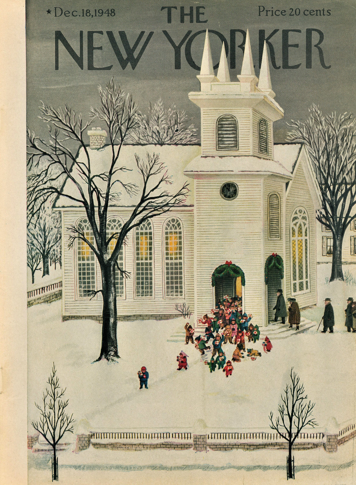 New Yorker Magazine Cover_6 - Authentic Vintage Antique Print
