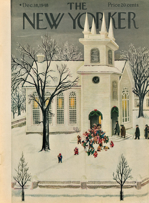 Sunday School- The New Yorker - Authentic Vintage Cover Art