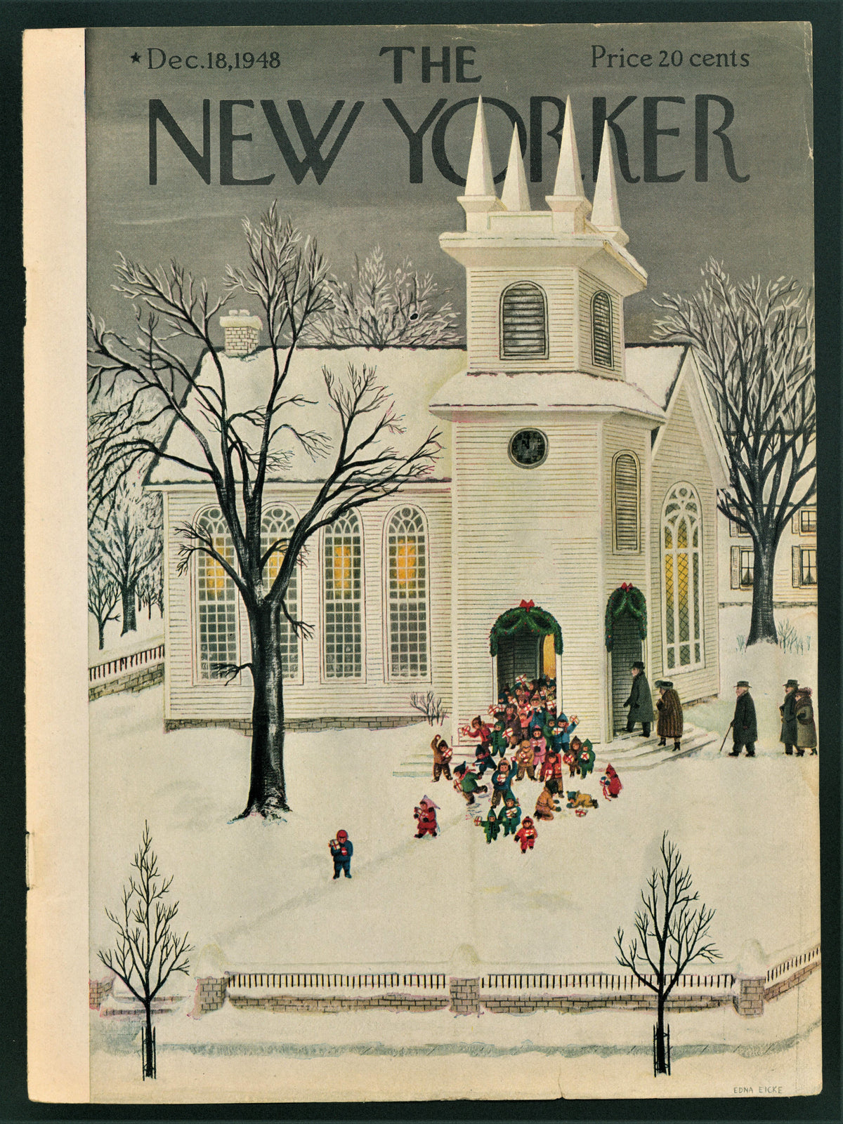 New Yorker Magazine Cover_6 - Authentic Vintage Antique Print