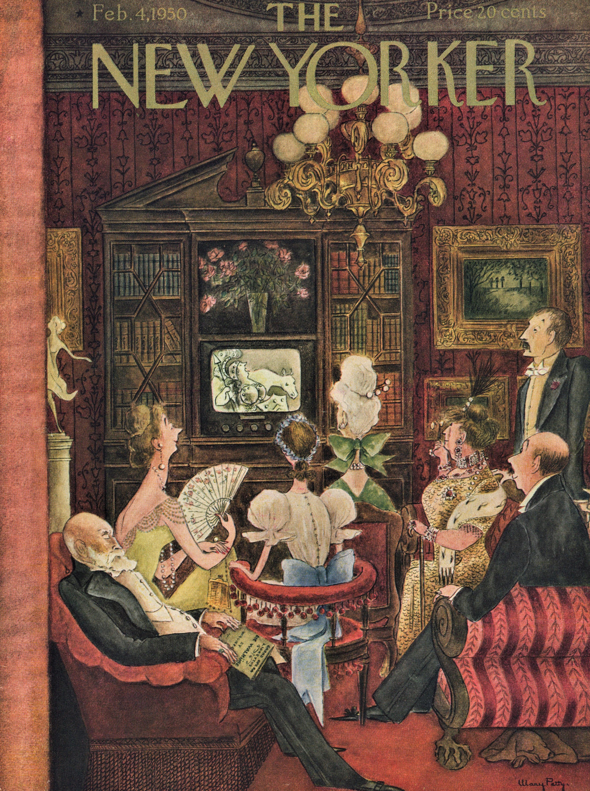 New Yorker Magazine Cover_5 - Authentic Vintage Antique Print