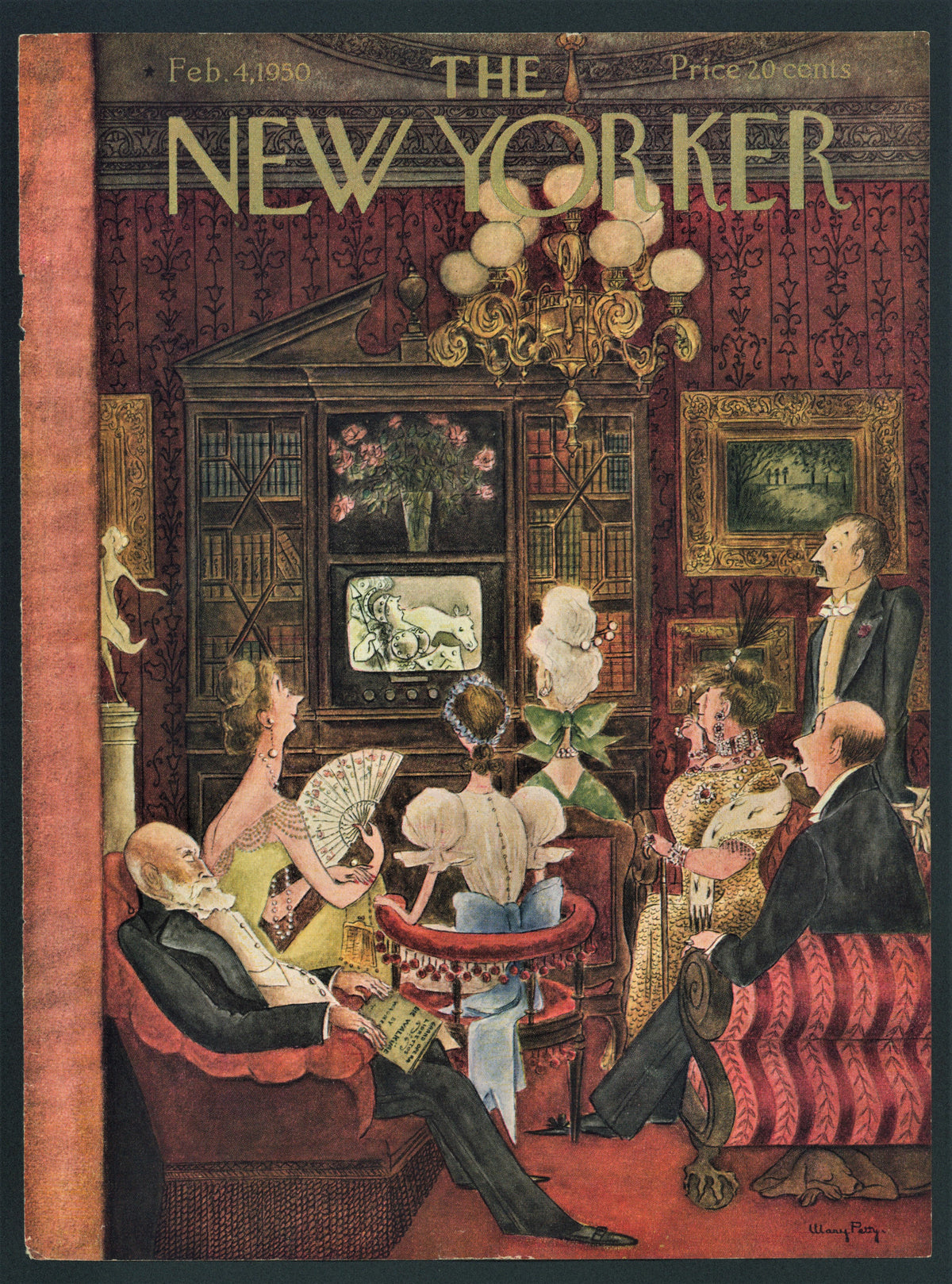 New Yorker Magazine Cover_5 - Authentic Vintage Antique Print