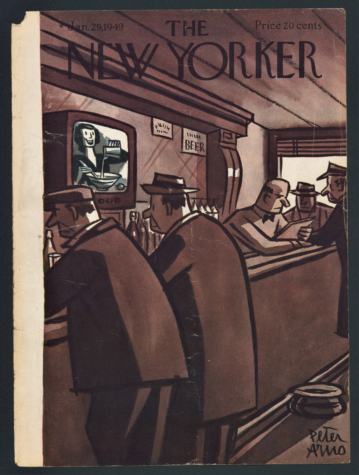 New Yorker Magazine Cover_3 - Authentic Vintage Antique Print