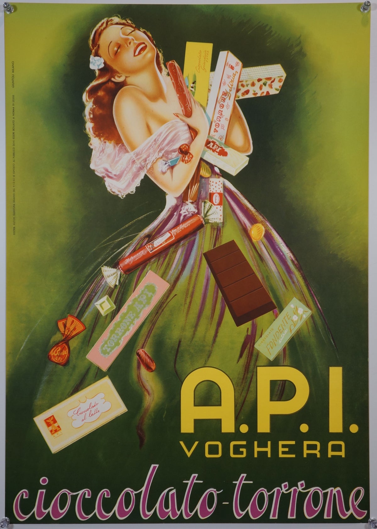 A.P.I. Voghera - Authentic Vintage Poster