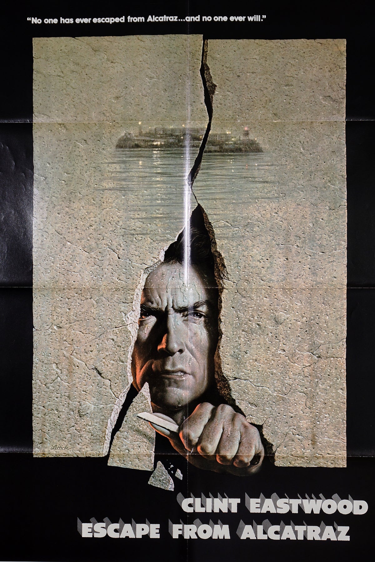 Escape From Alcatraz - Authentic Vintage Poster