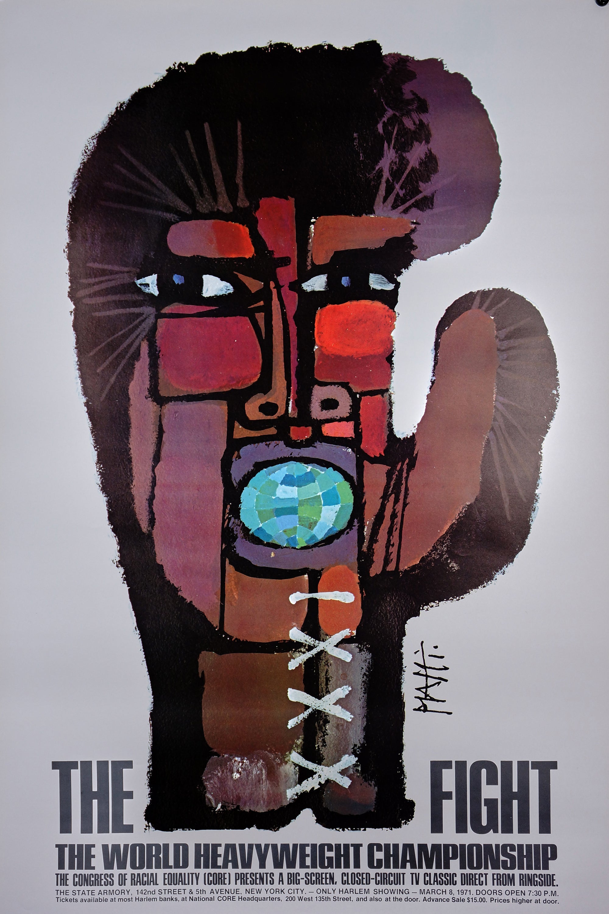 The Fight- Ali vs Frazier - Authentic Vintage Poster