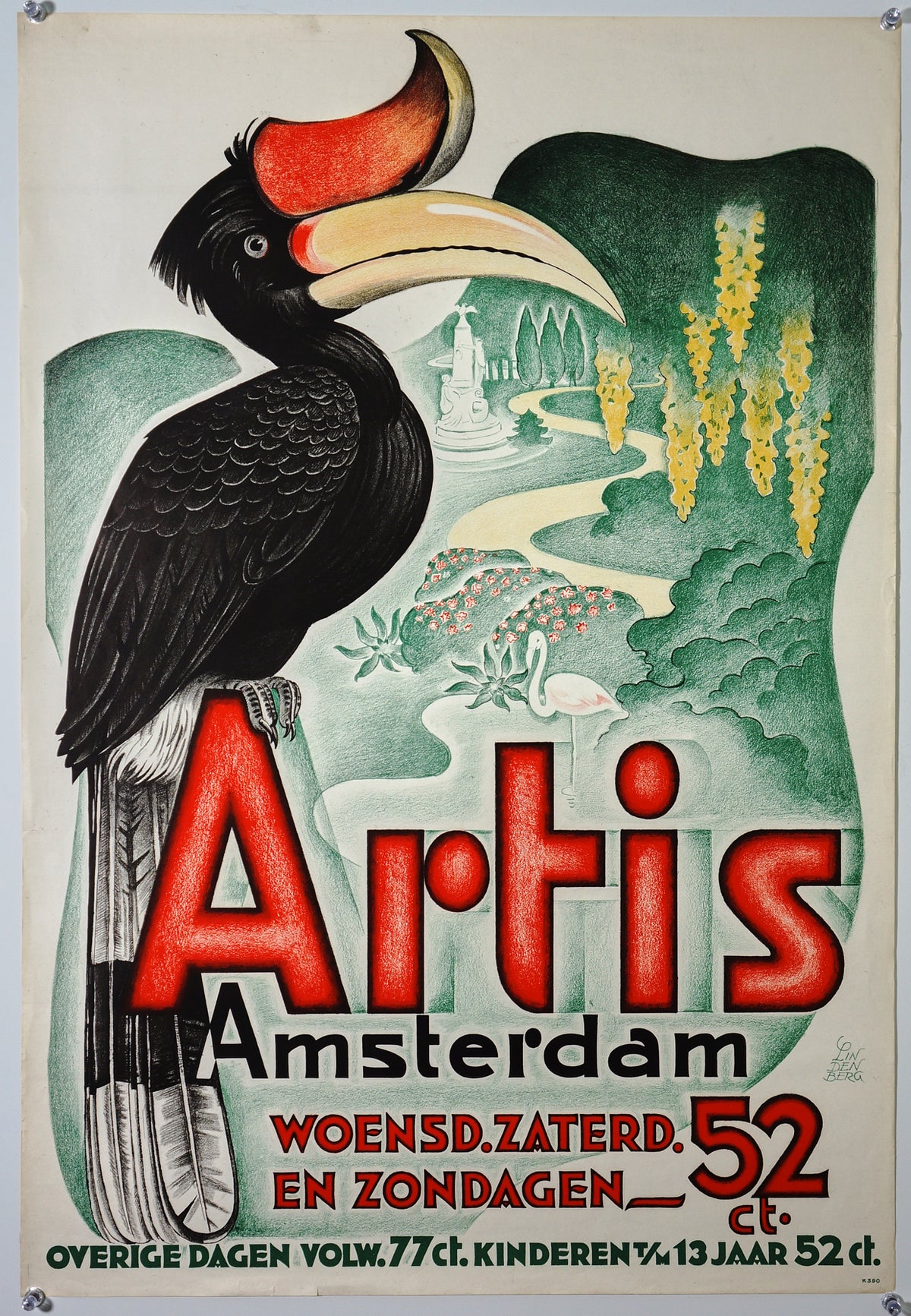 Artis Amsterdam - Authentic Vintage Poster