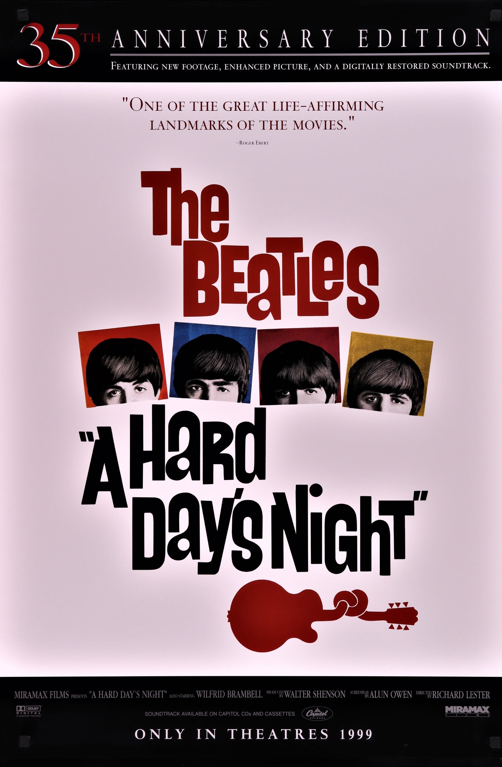 The Beatles- A Hard Day's Night - Authentic Vintage Poster