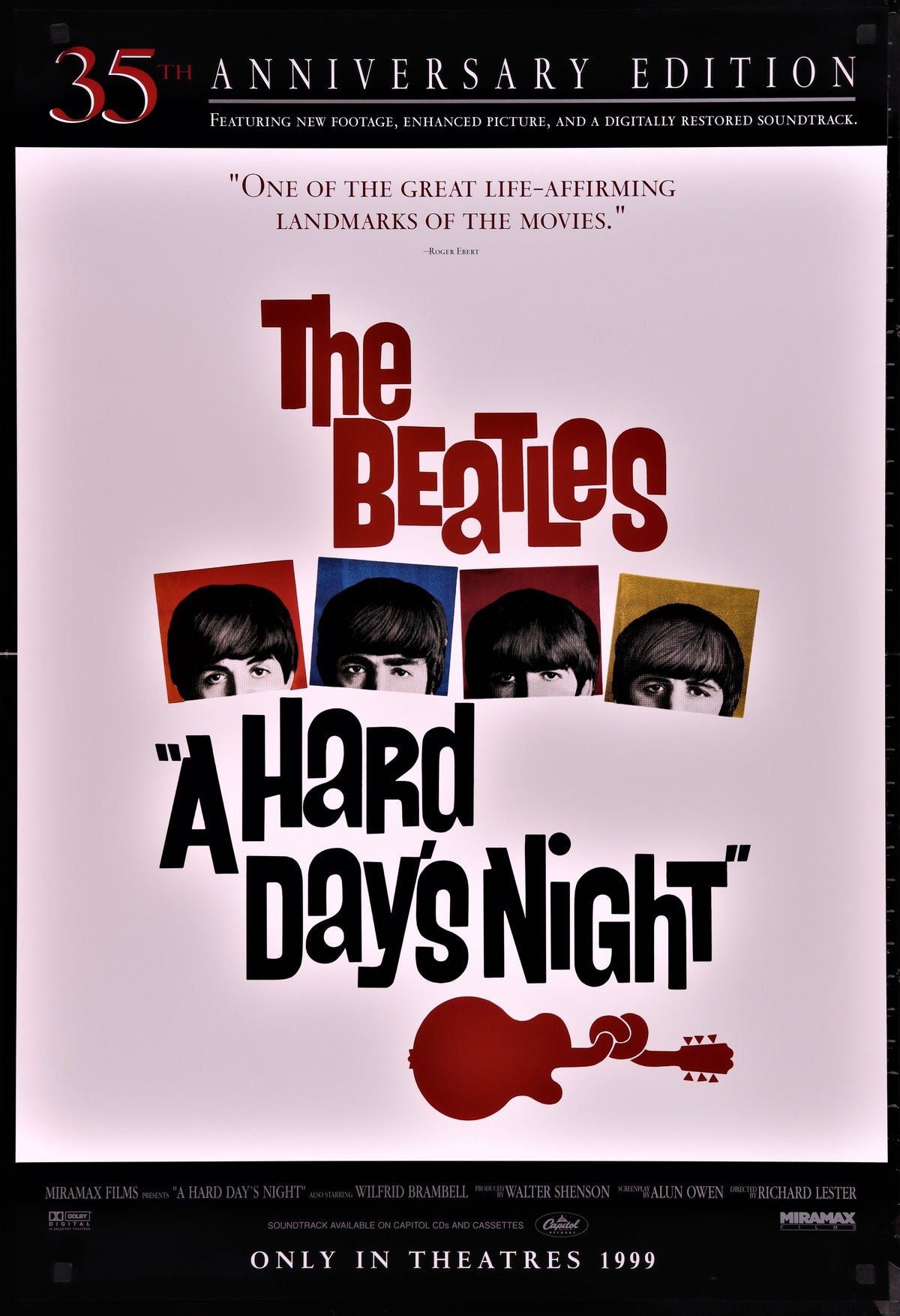 The Beatles- A Hard Day&#39;s Night - Authentic Vintage Poster