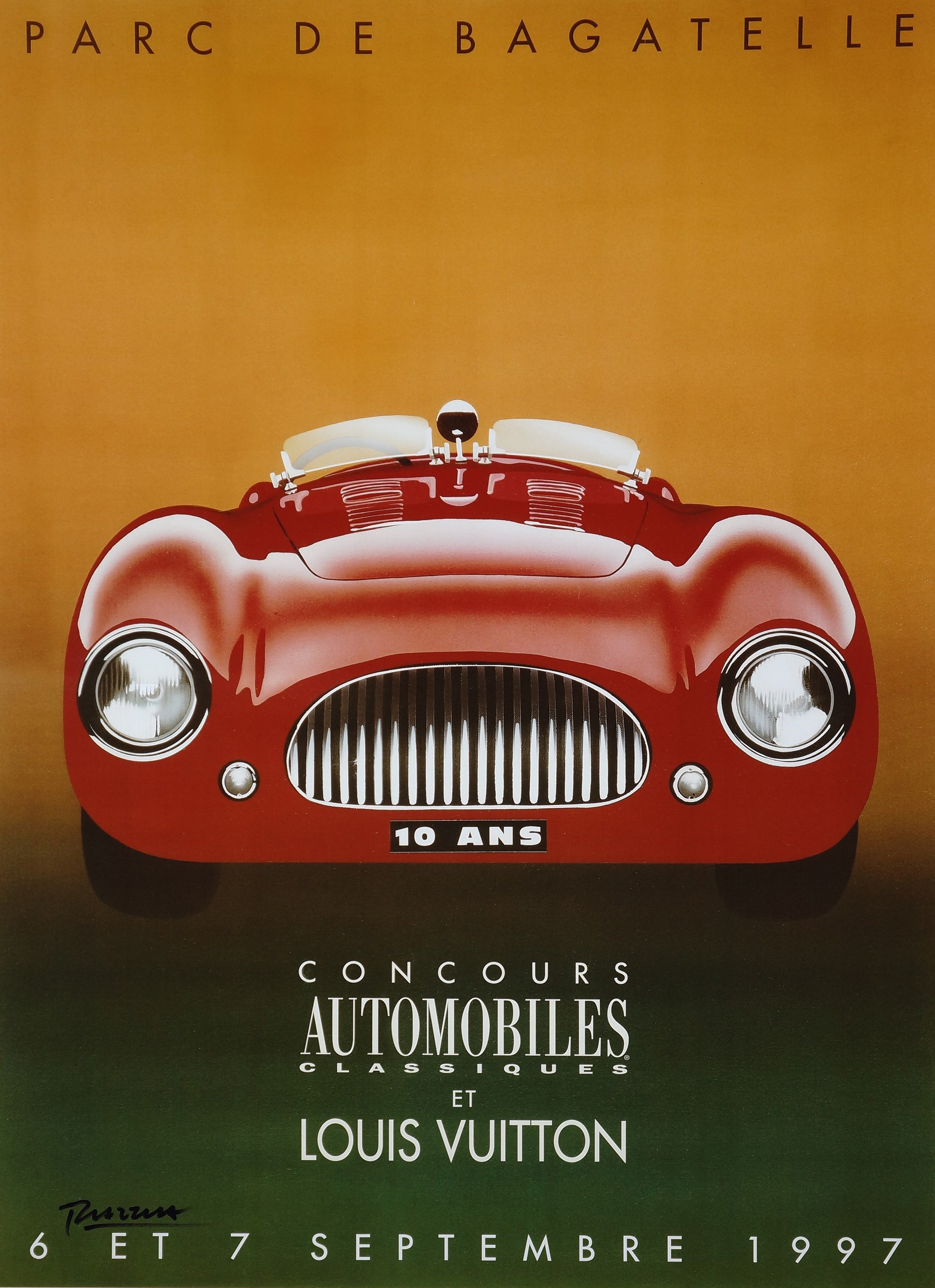 Razzia - Louis Vuitton Parc de Bagatelle Concours d' Elegance 2000 Poster  by Razzia