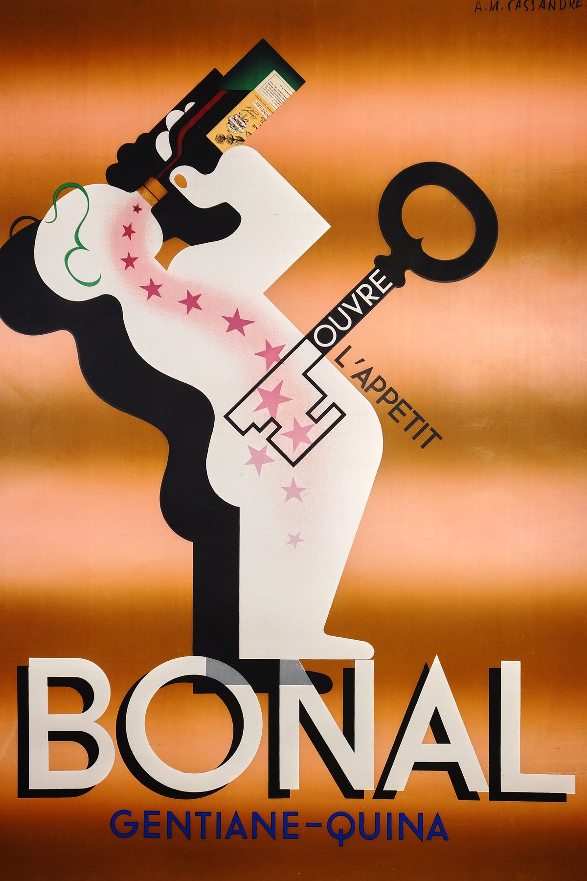 Bonal by Cassandre - Authentic Vintage Poster