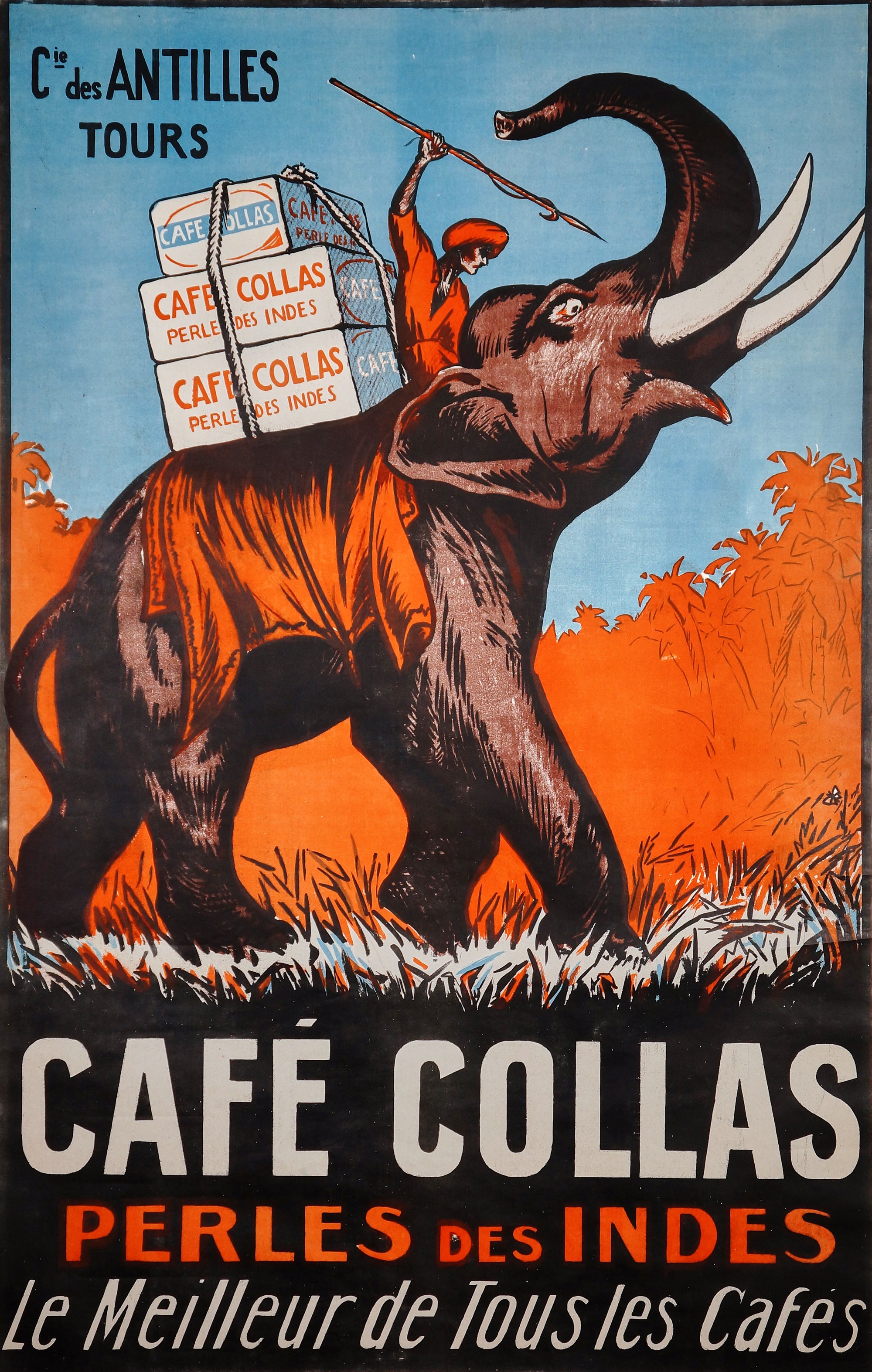 Café Collas - Authentic Vintage Poster