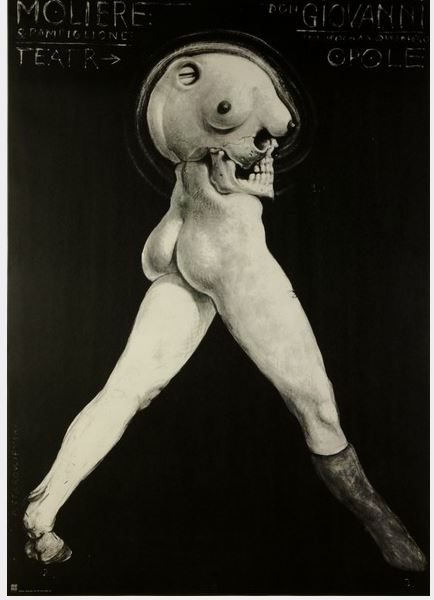 Starowieyski Walking - Authentic Vintage Poster