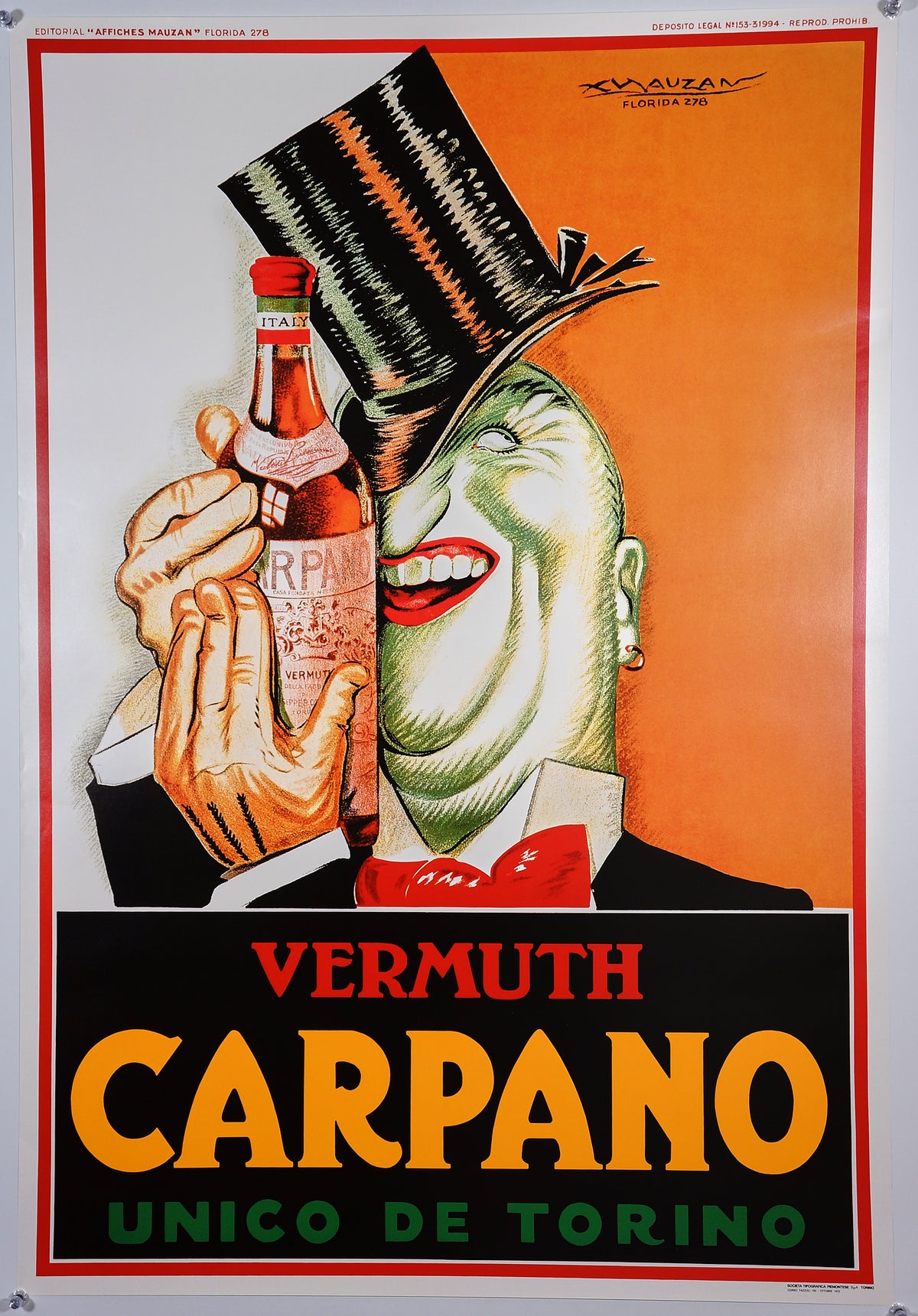 Vermuth Carpano - Authentic Vintage Poster