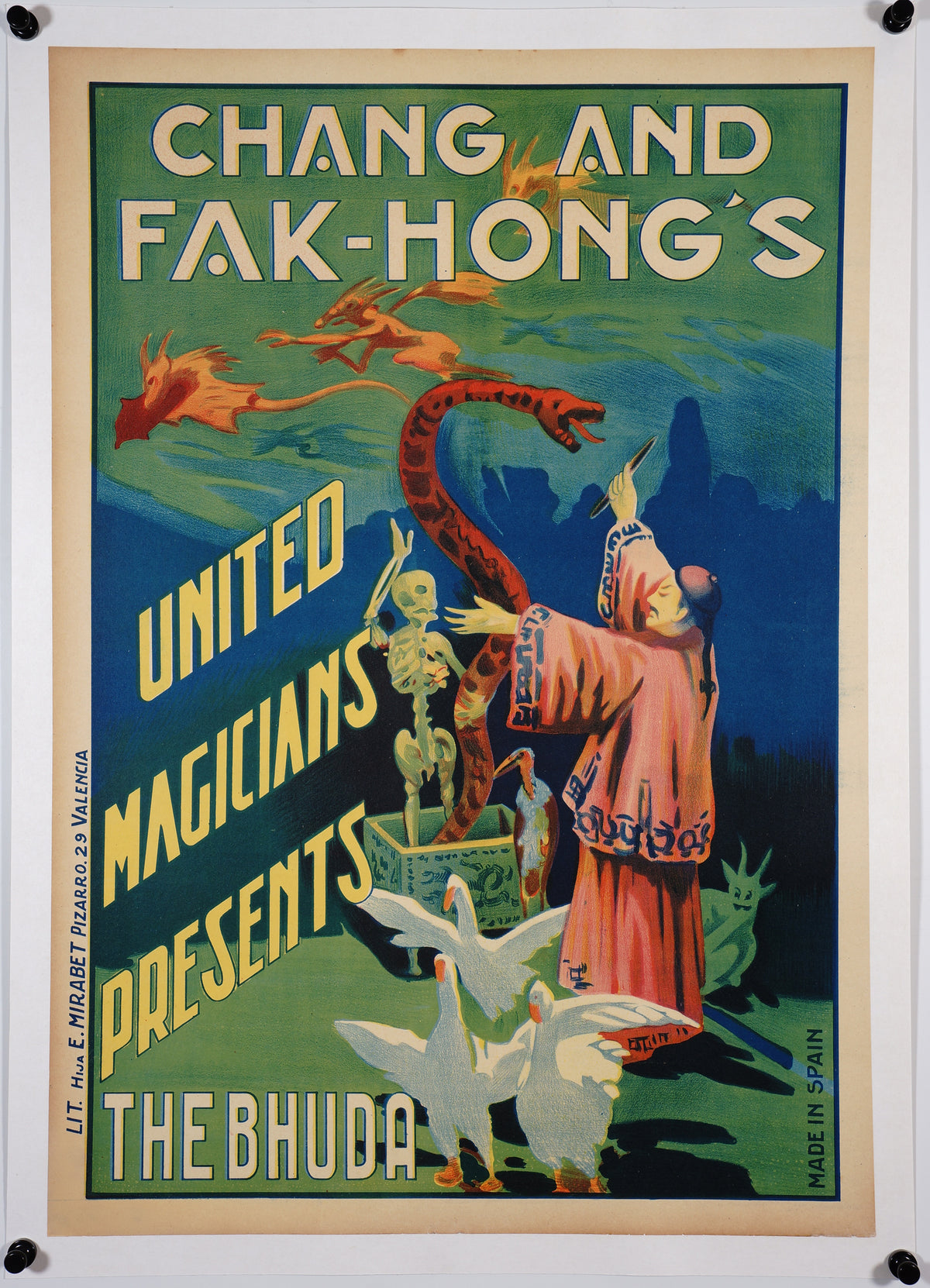 Chang and Fak-Hong&#39;s - Authentic Vintage Poster