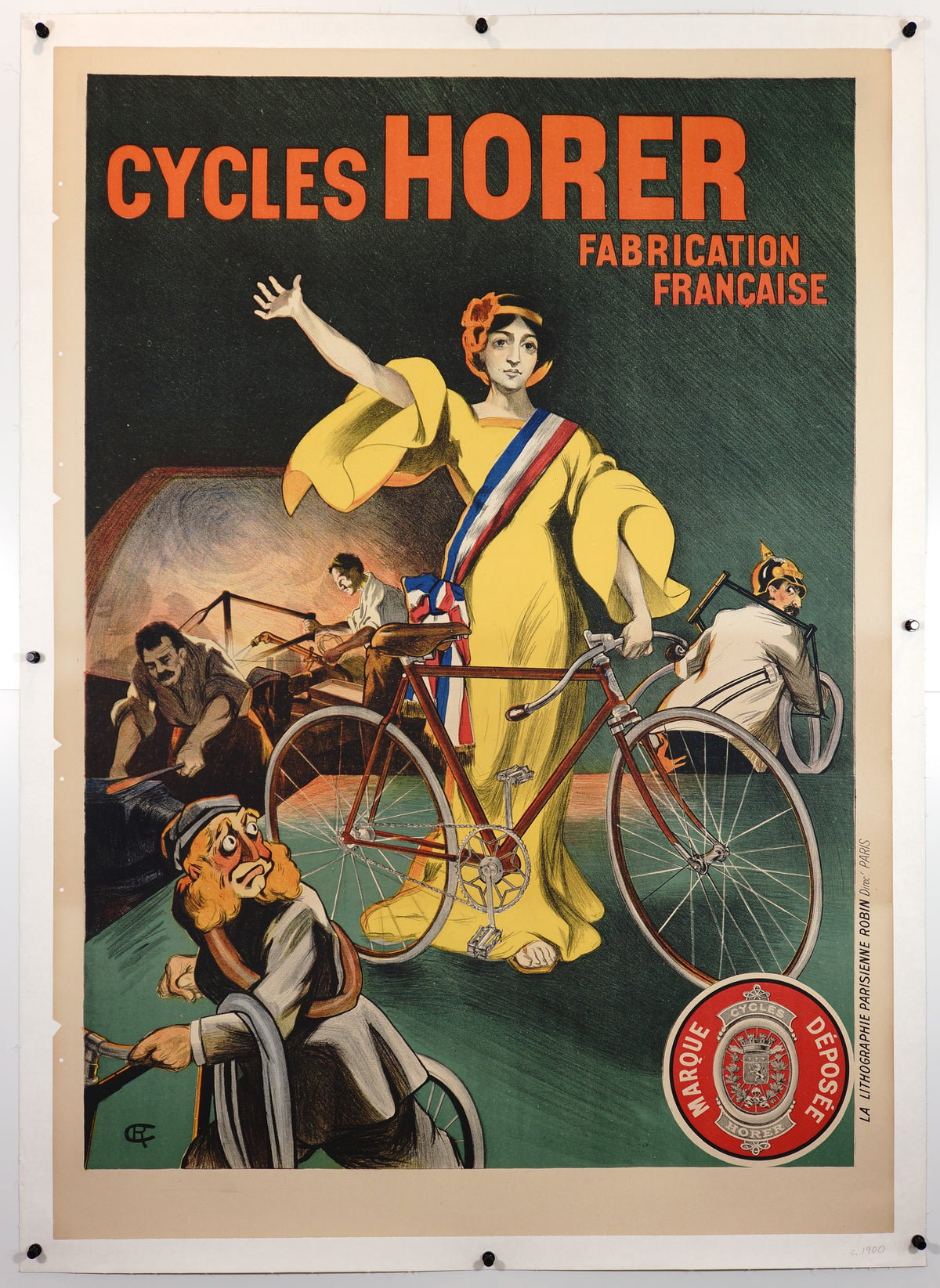 Cycles Horer - Authentic Vintage Poster