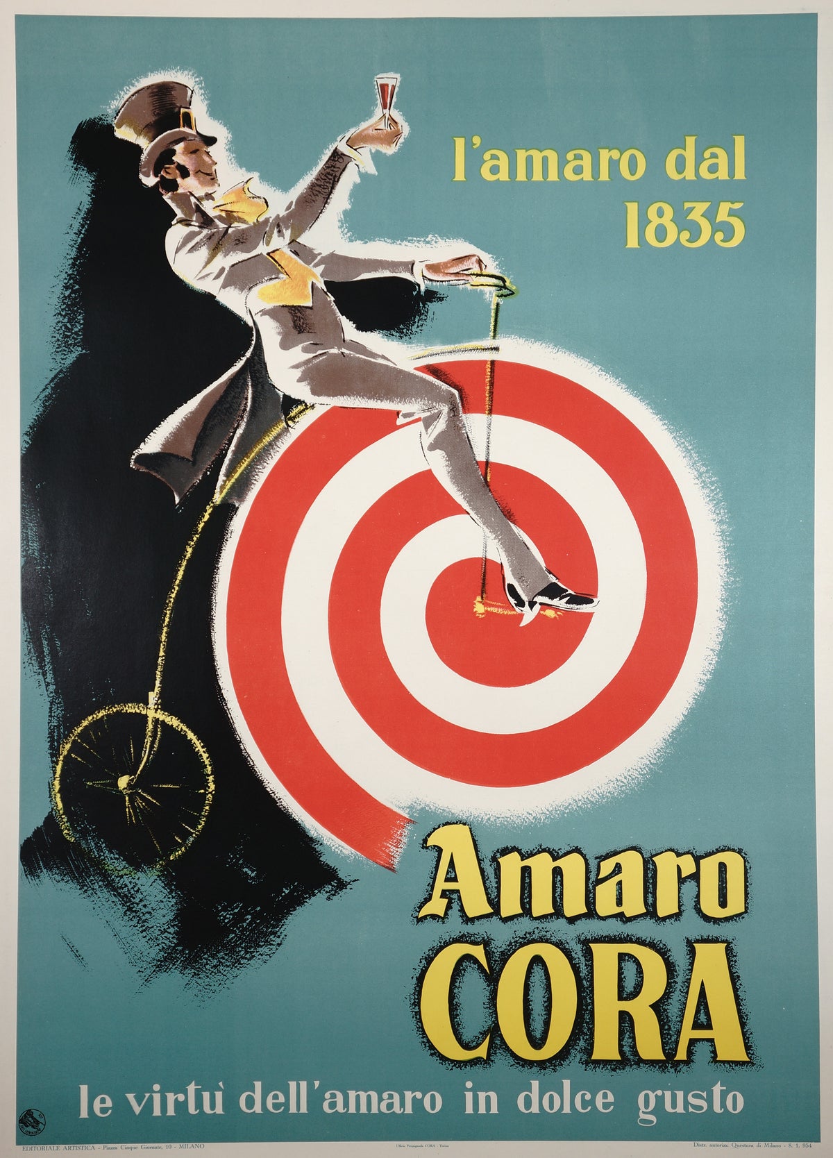 Amaro Cora - Authentic Vintage Poster