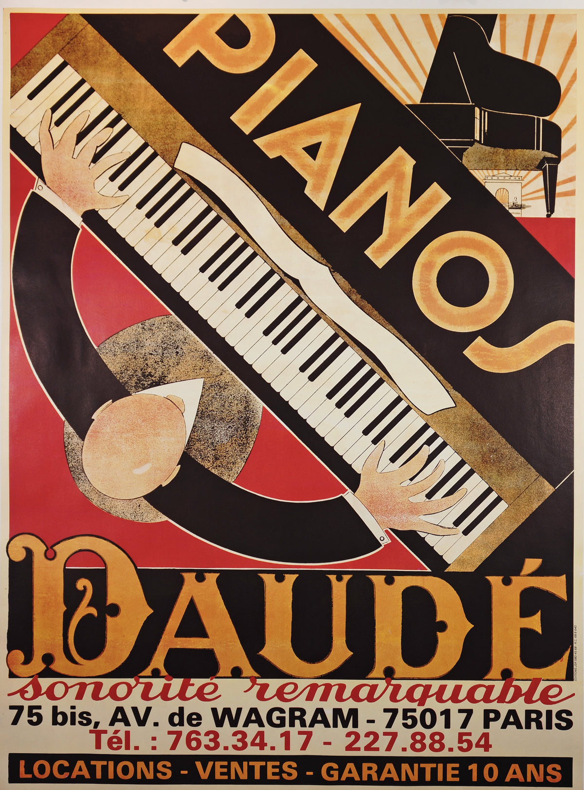 Pianos Daude - Authentic Vintage Past Sale