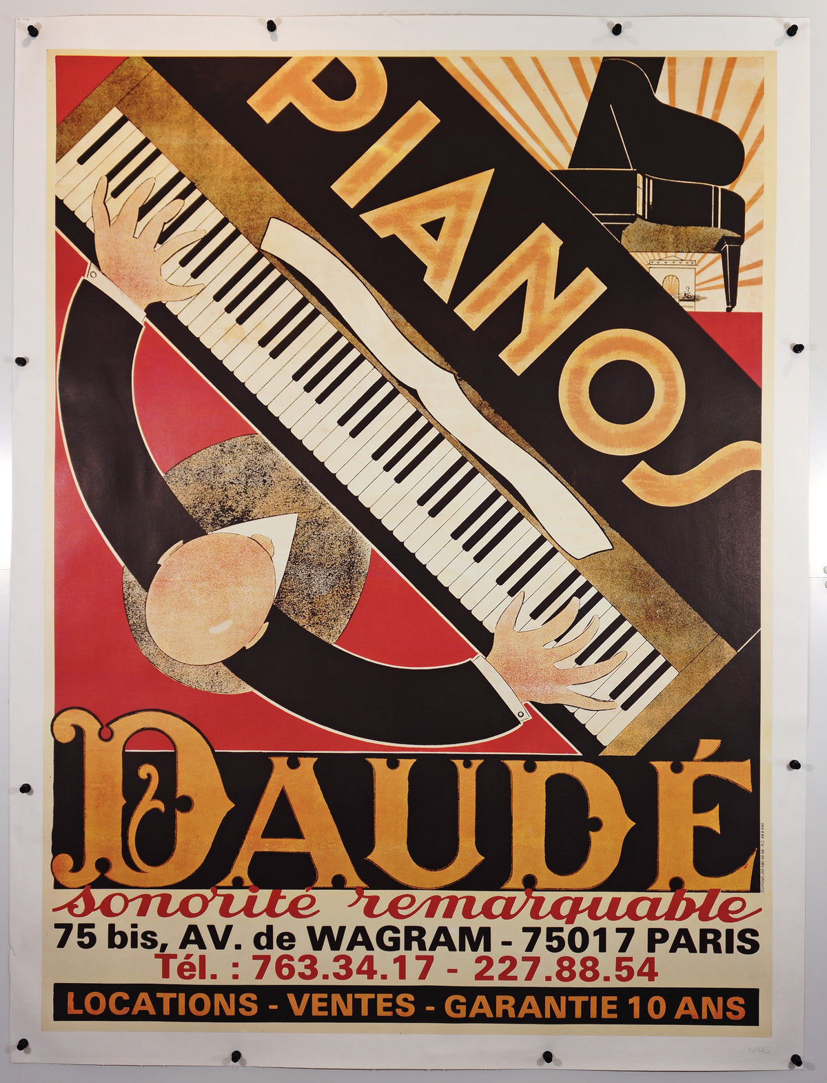 Pianos Daude - Authentic Vintage Past Sale