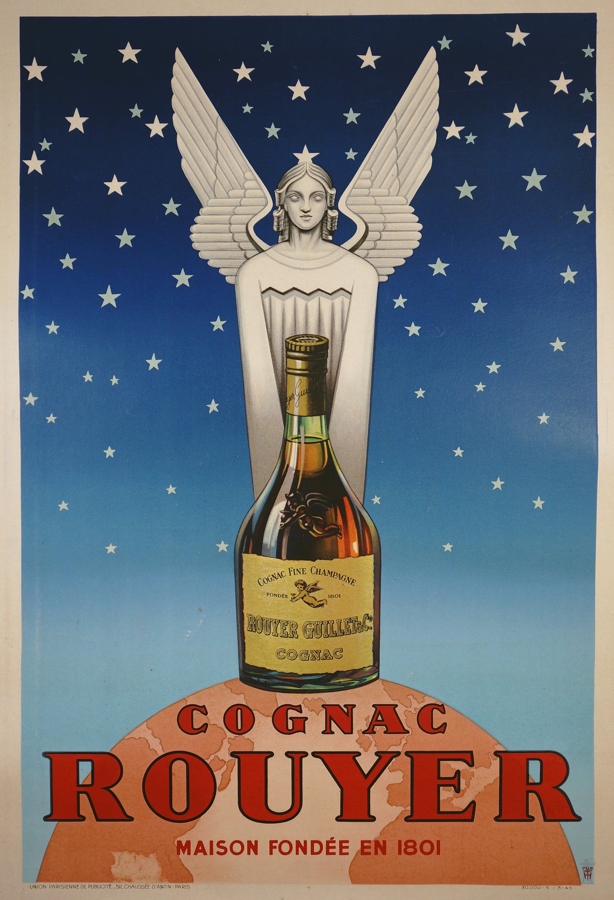Cognac Rouyer - Authentic Vintage Poster