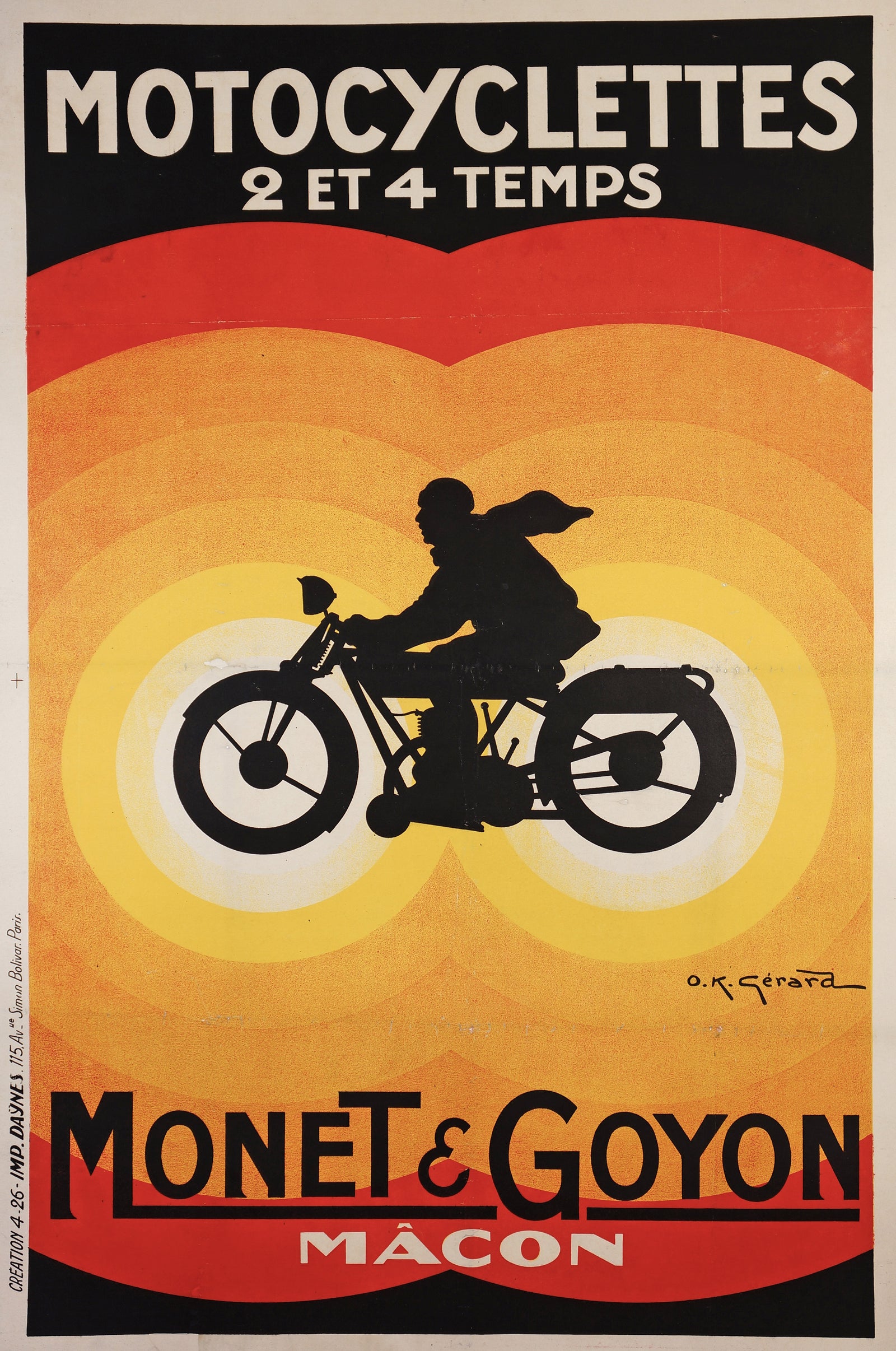 Motocyclette Monet & Goyon - Authentic Vintage Past Sale