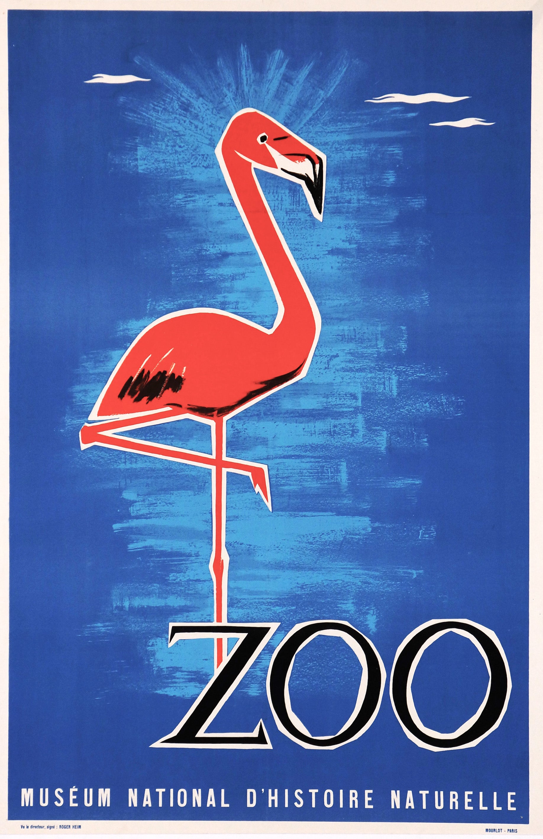 Zoo Museum National D'Histoire Naturelle - Authentic Vintage Poster