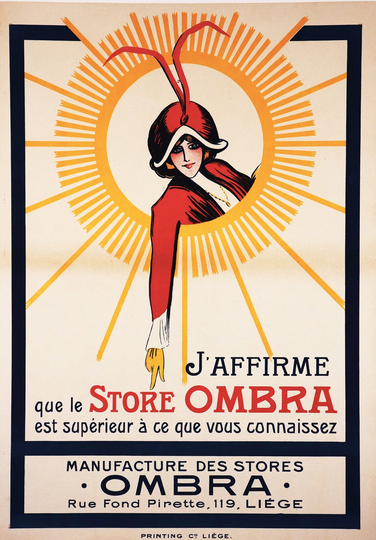 Store Ombra (1925) - Authentic Vintage Poster