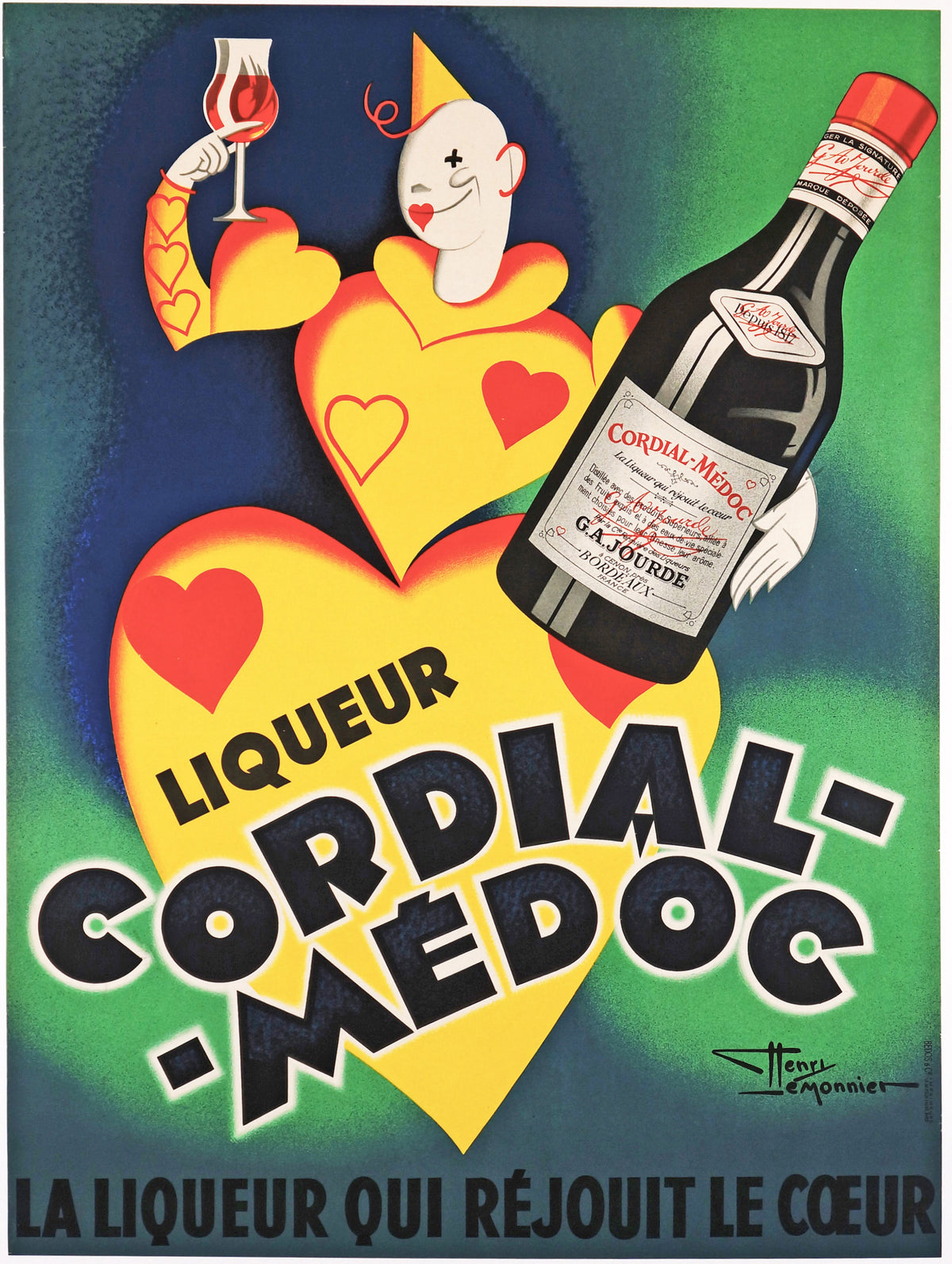 Cordial Medoc - Authentic Vintage Poster