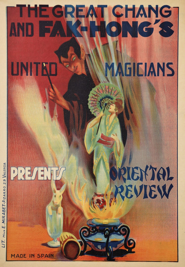 Great Chang & Fak-Hong- Oriental Review - Authentic Vintage Poster