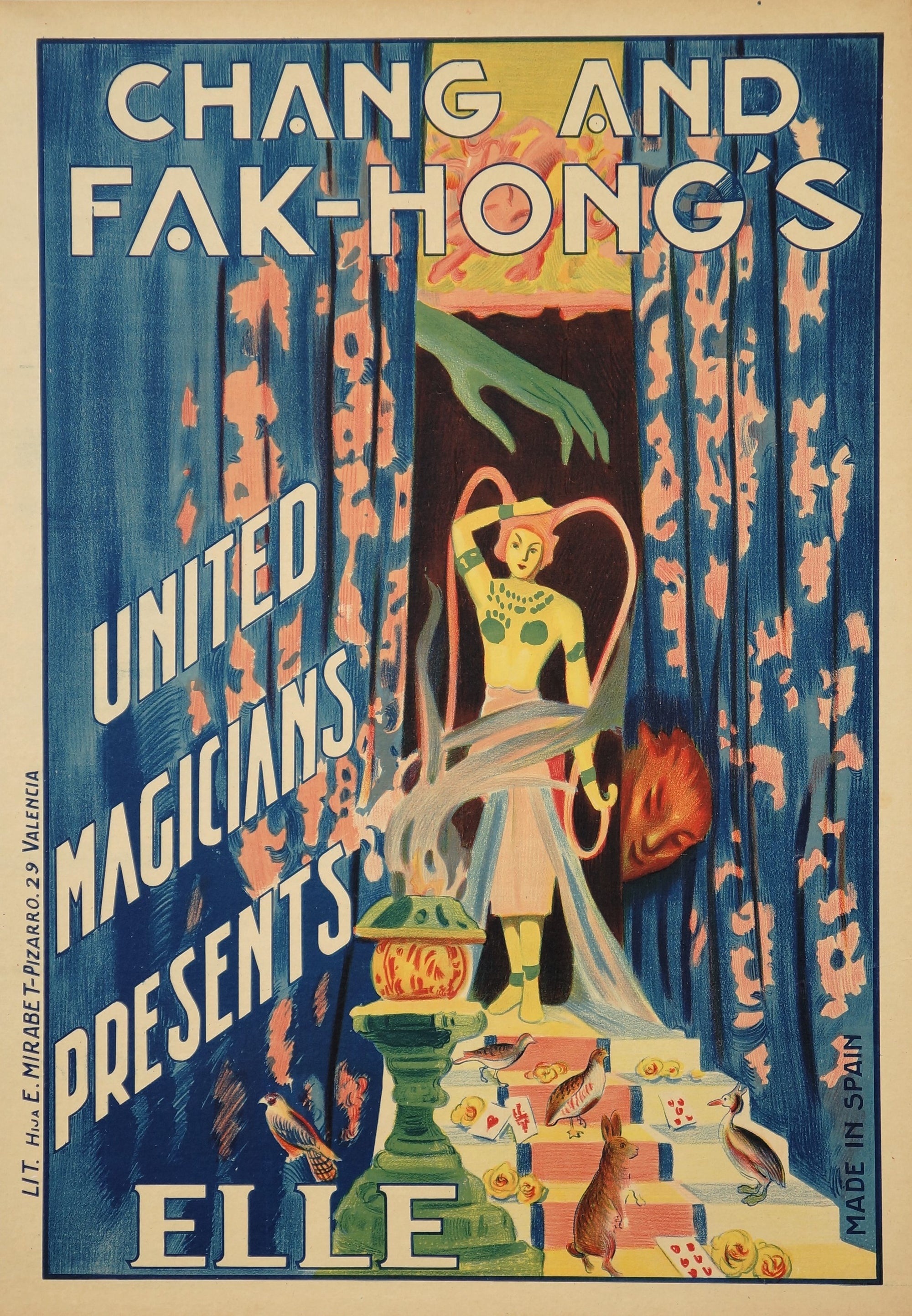 The Great Chang & Fak-Hong - Authentic Vintage Poster