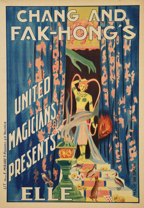 The Great Chang & Fak-Hong - Authentic Vintage Poster