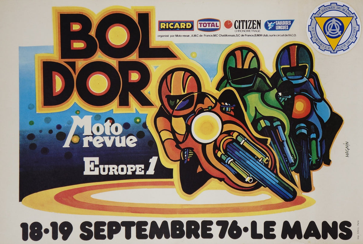 BOL D&#39;OR - Grand Prix - Authentic Vintage Poster