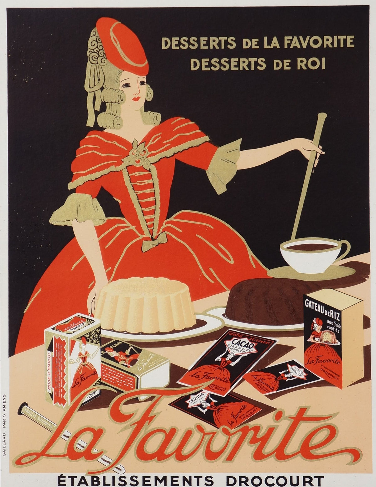 La Favorite - Authentic Vintage Poster