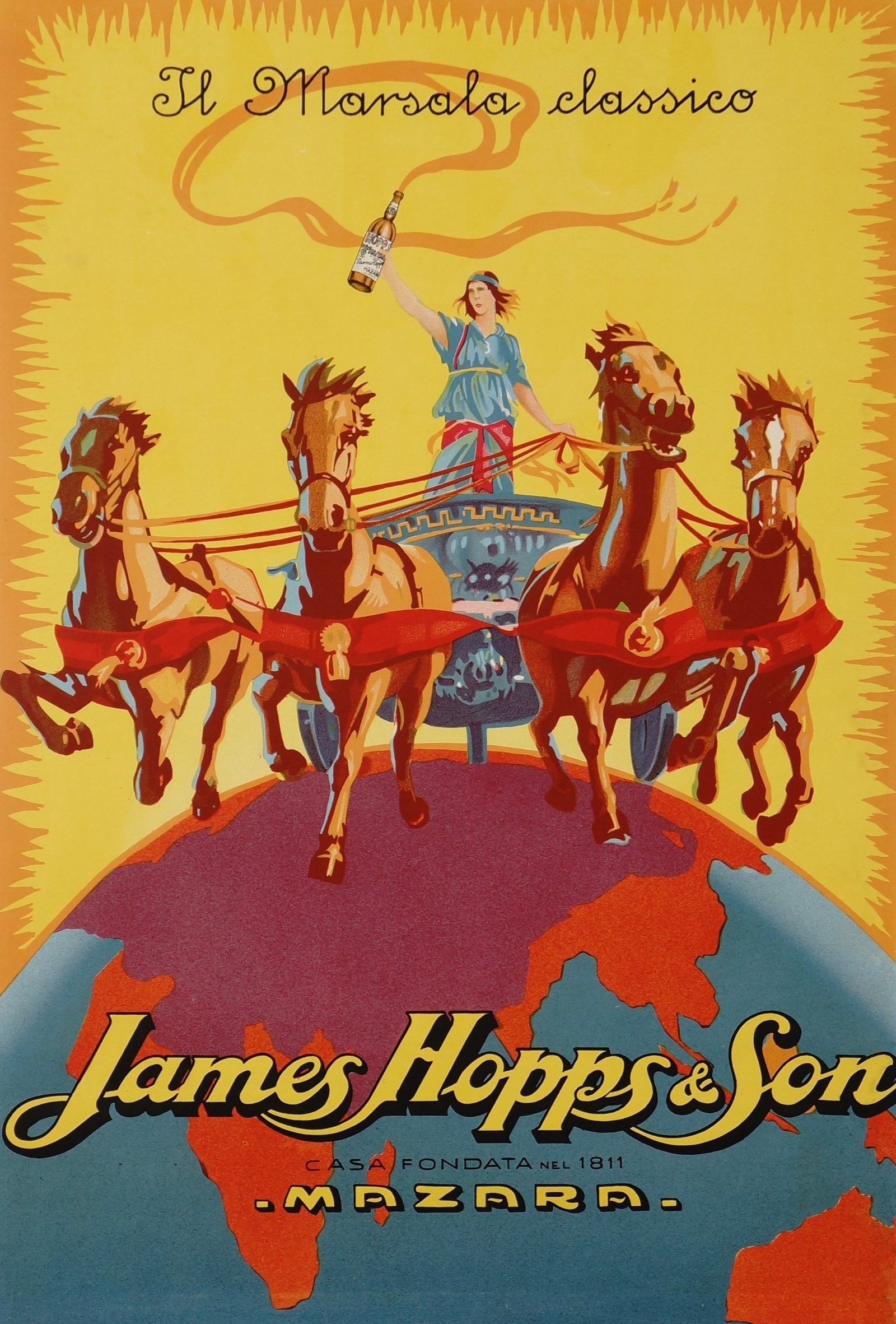 James Hopps & Son - Authentic Vintage Poster
