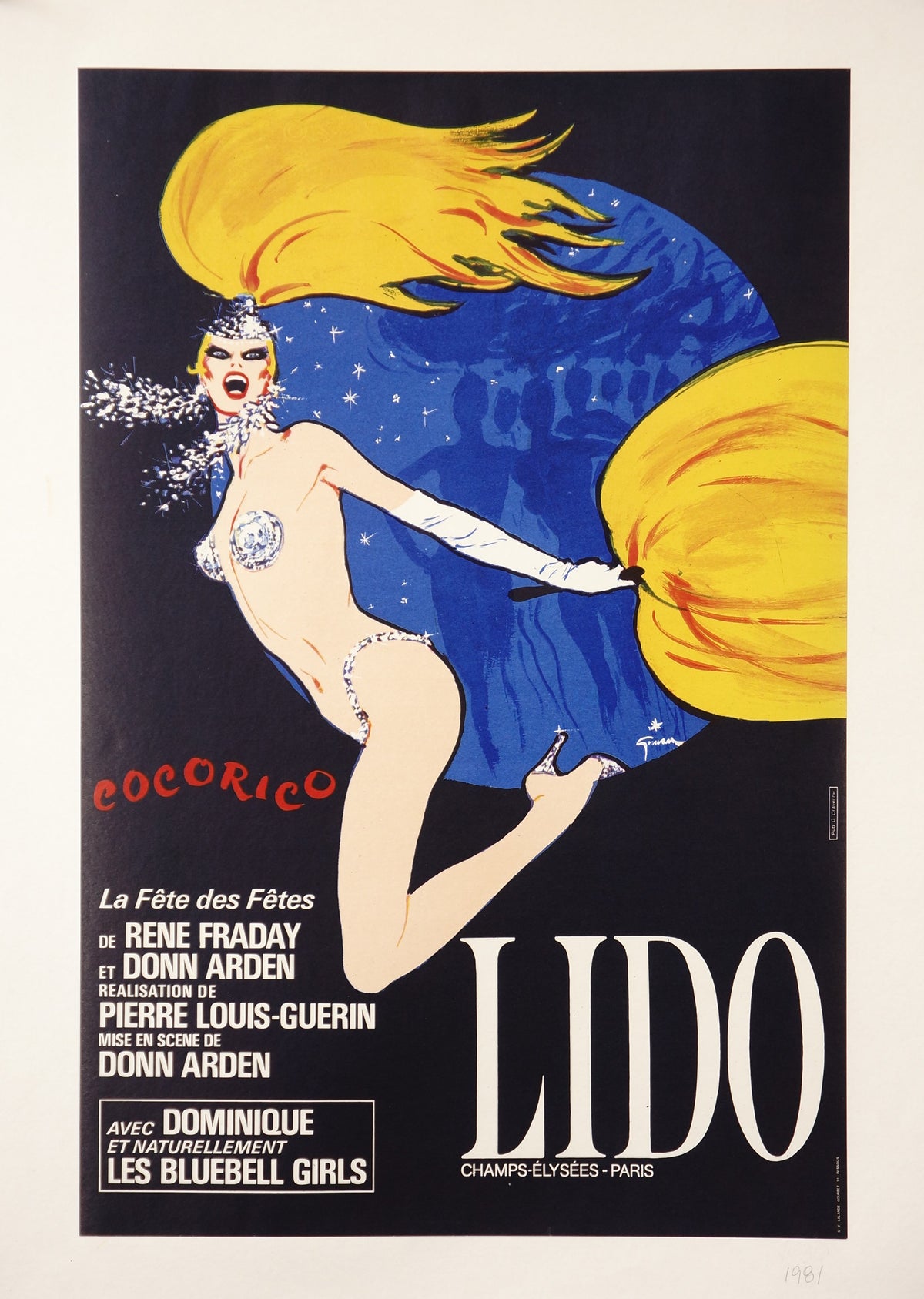 Lido - Authentic Vintage Poster