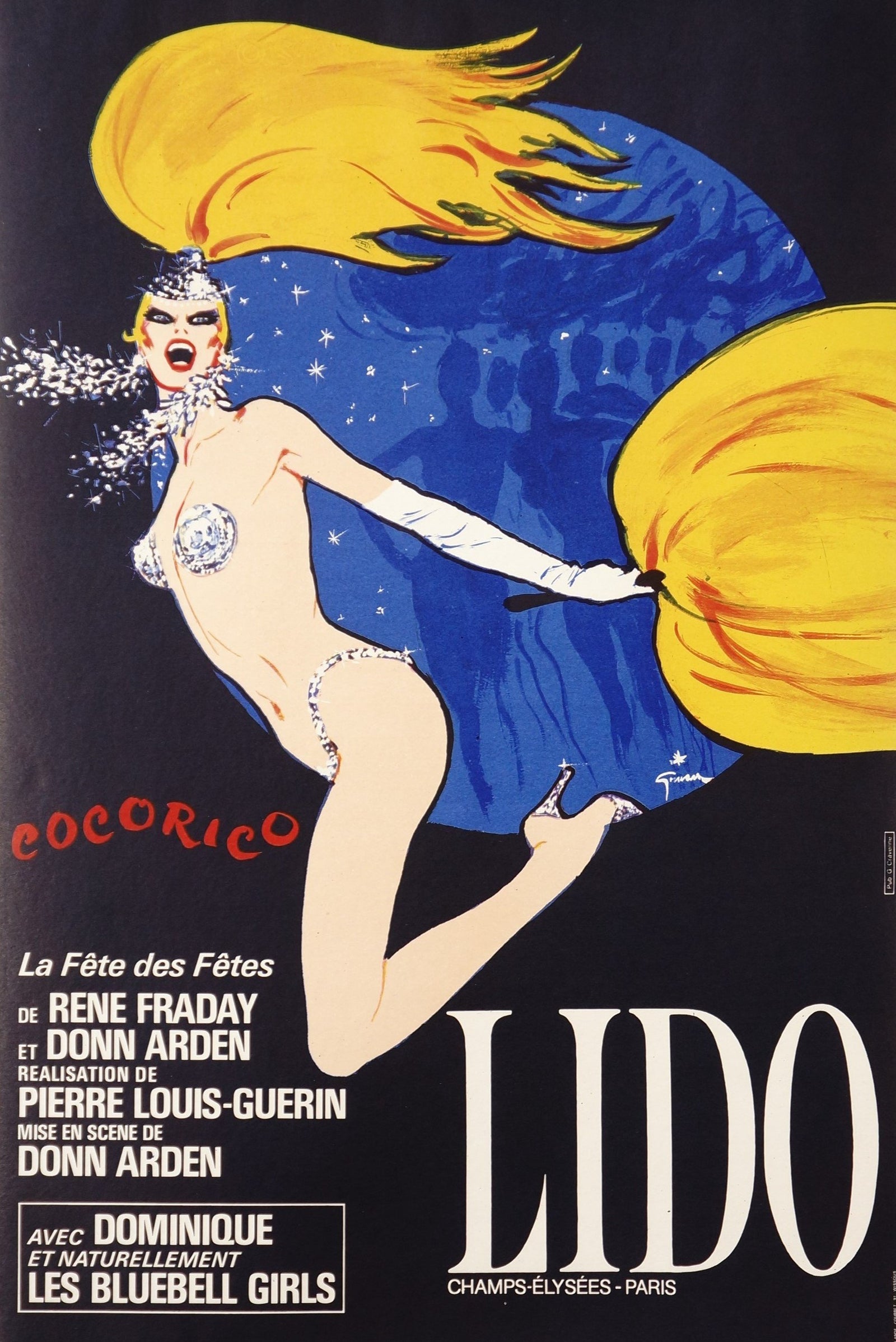 Lido - Authentic Vintage Poster