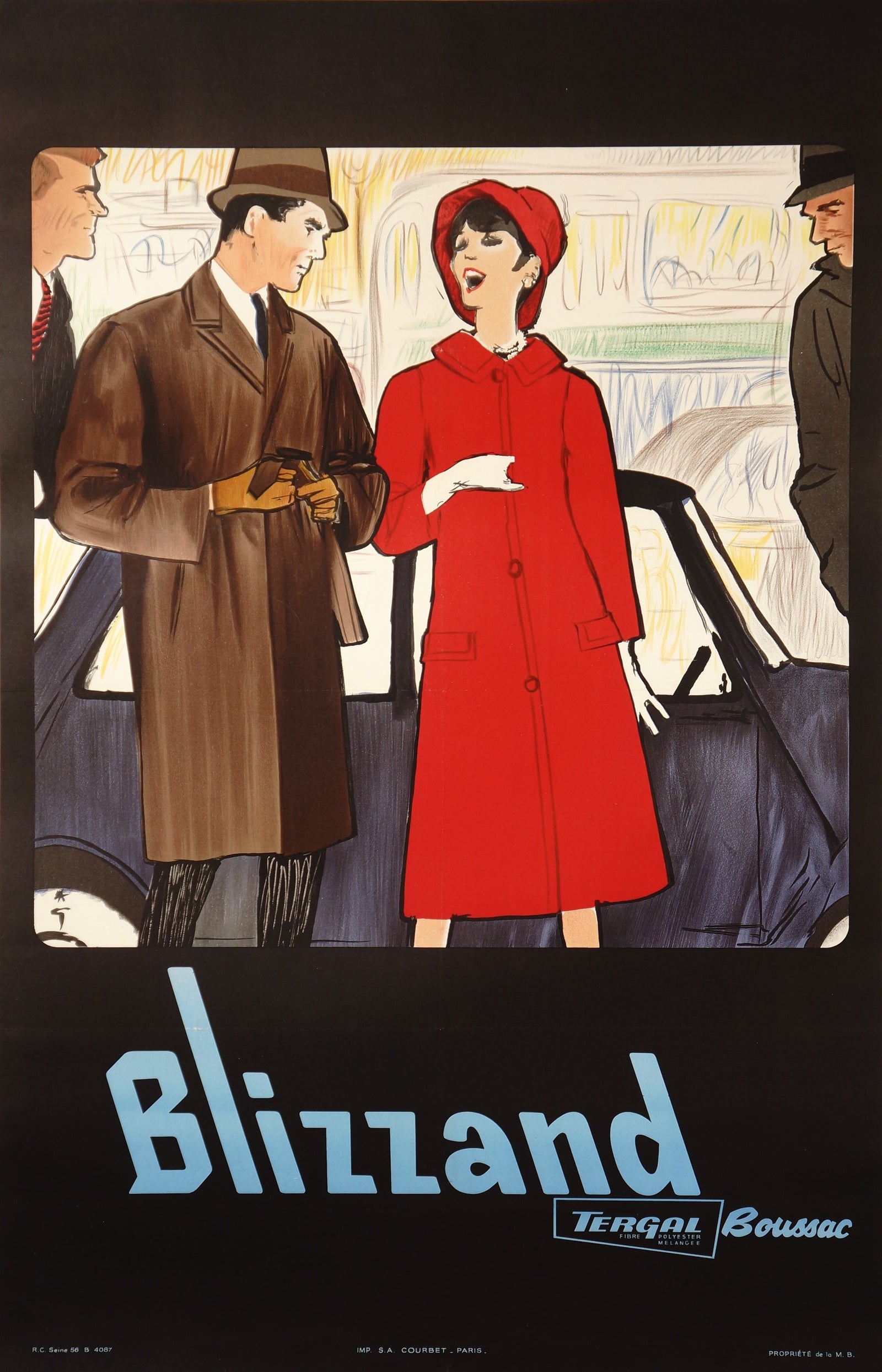 Blizzand by Rene Gruau - Authentic Vintage Poster
