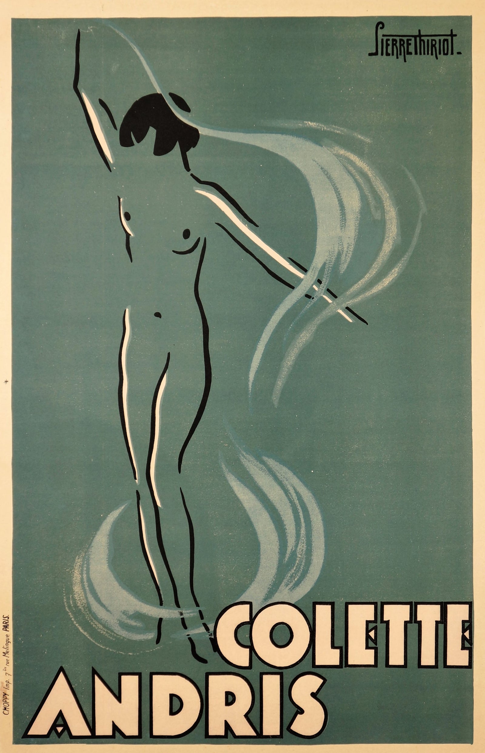 Colette Andris - Authentic Vintage Poster