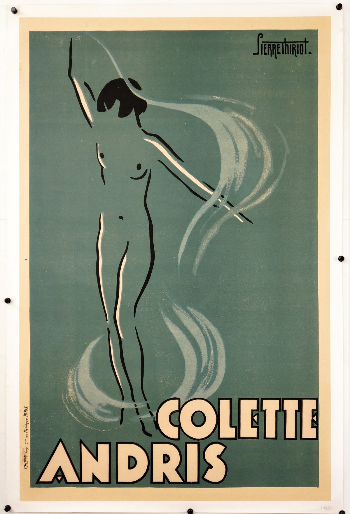 Colette Andris - Authentic Vintage Poster