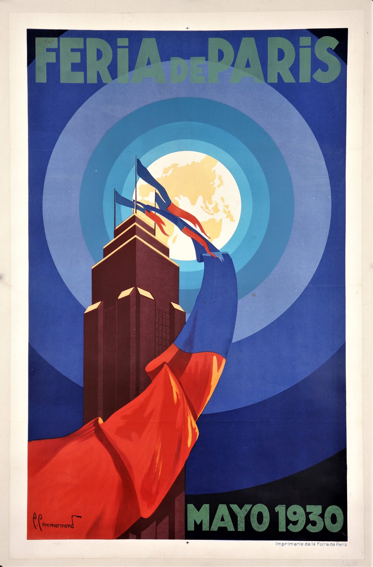 Feria de Paris - Authentic Vintage Poster