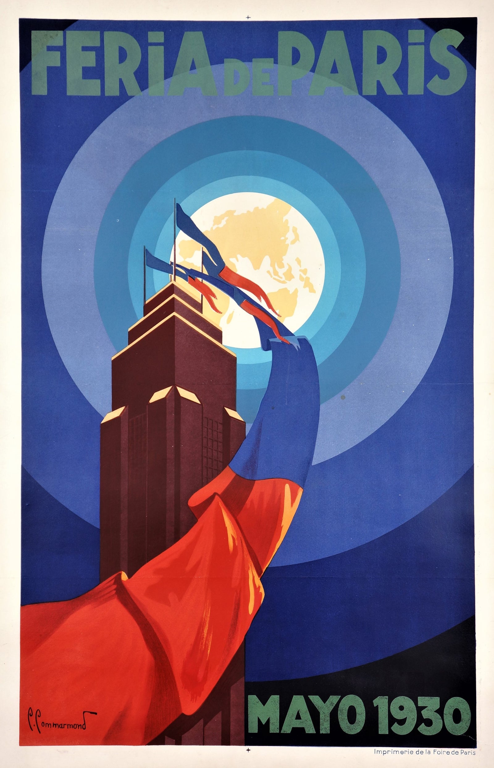 Feria de Paris - Authentic Vintage Poster