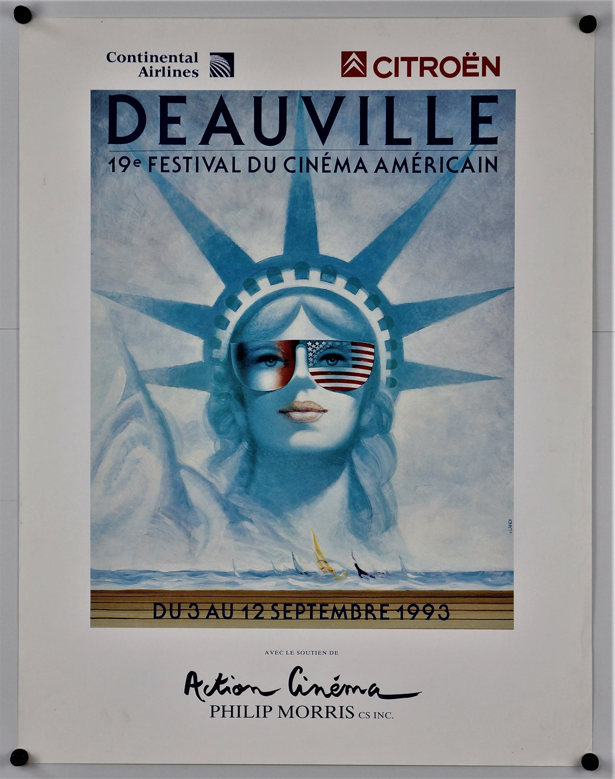 Deauville American Film Festival - Authentic Vintage Poster