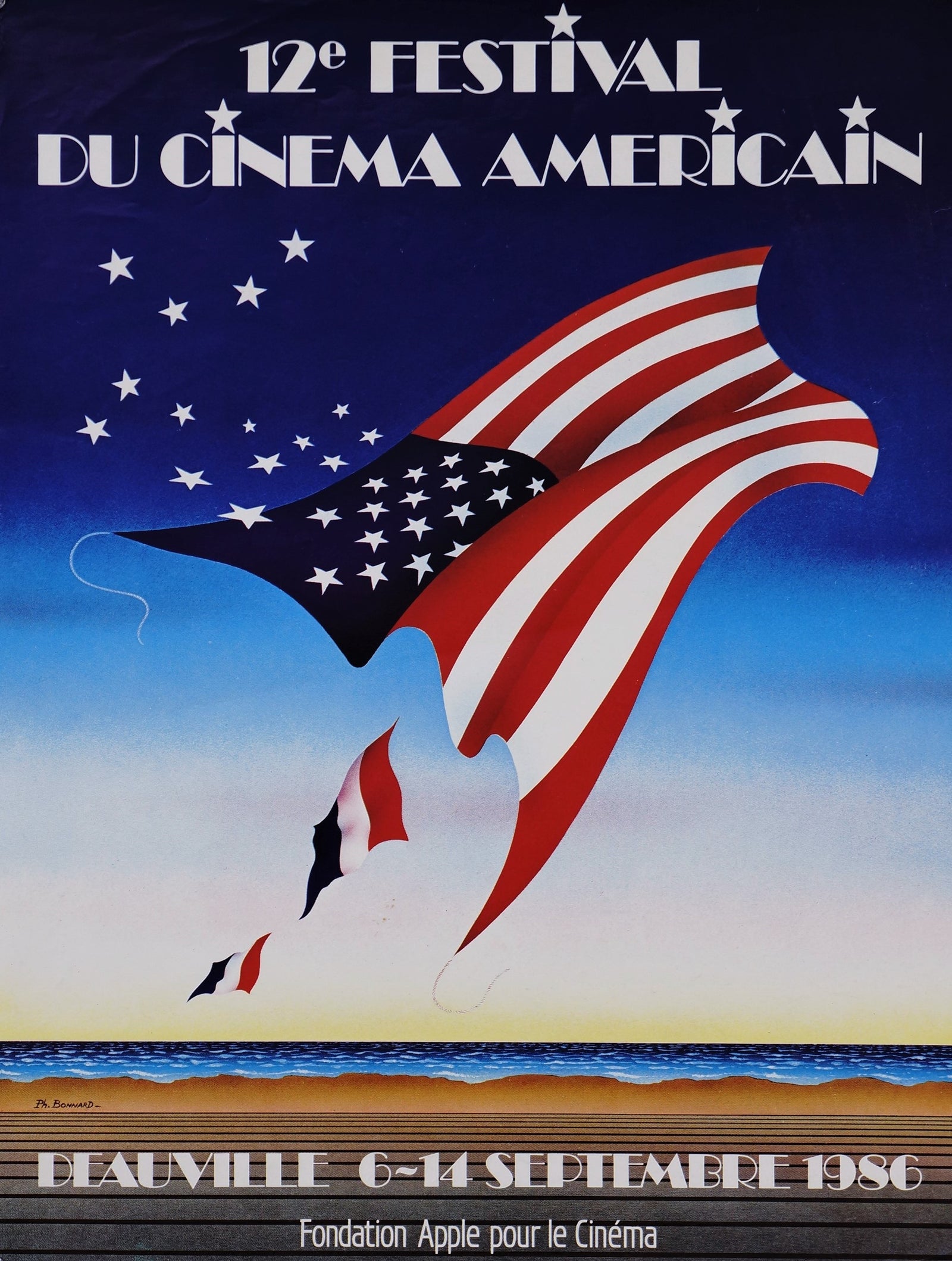 American Film Festival Deauville - Authentic Vintage Posters, Prints, & Visual Artwork