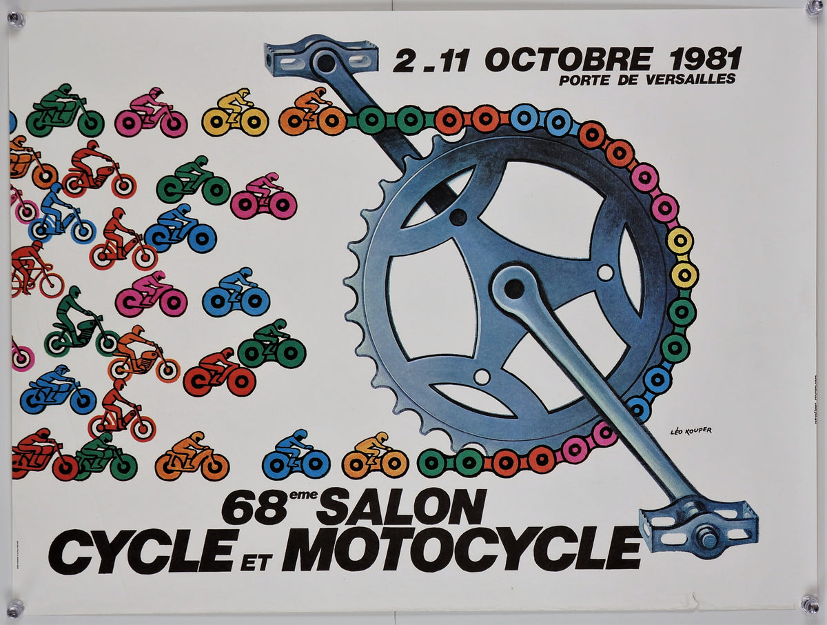 68e Paris Motor Show - Authentic Vintage Poster
