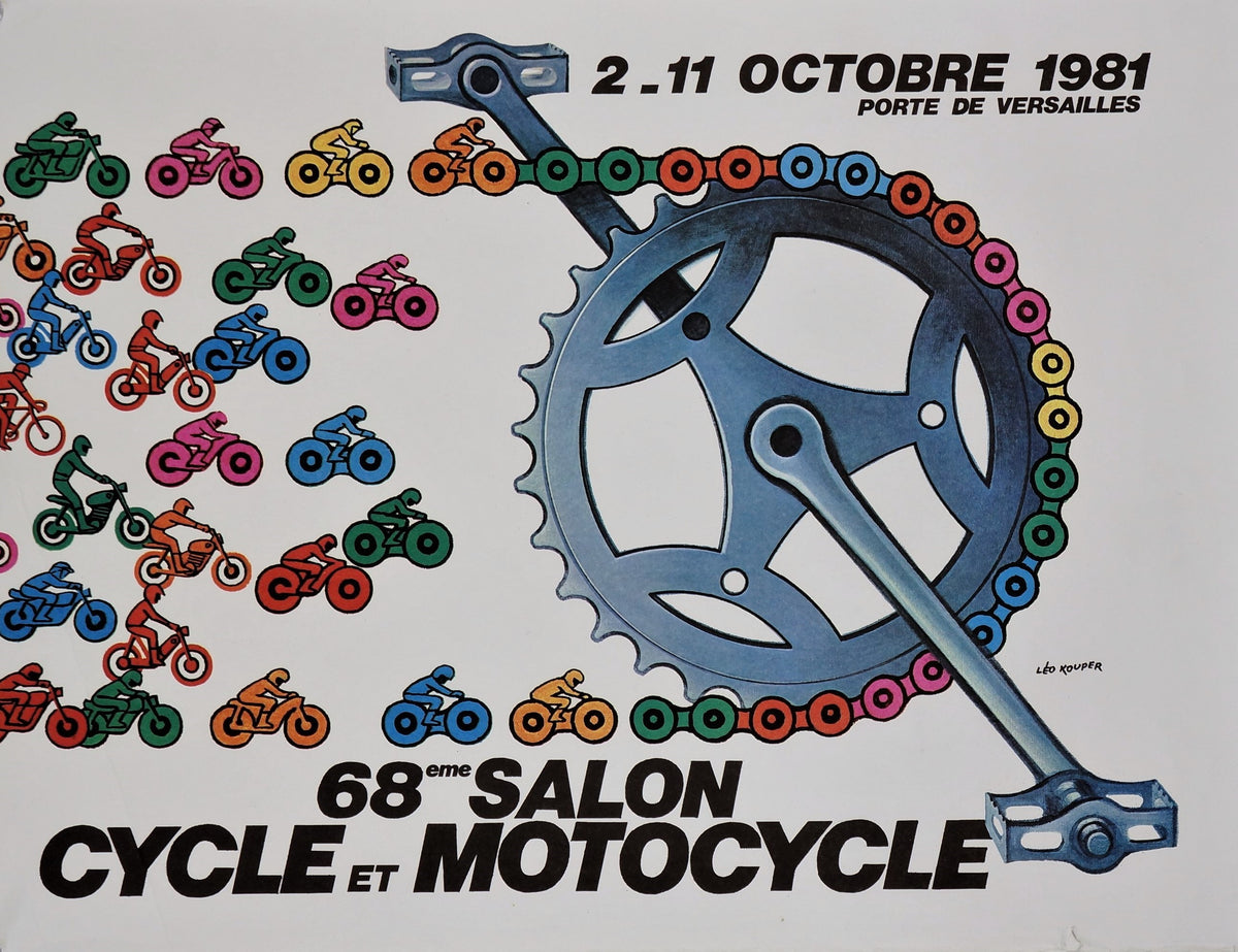 68e Paris Motor Show - Authentic Vintage Poster