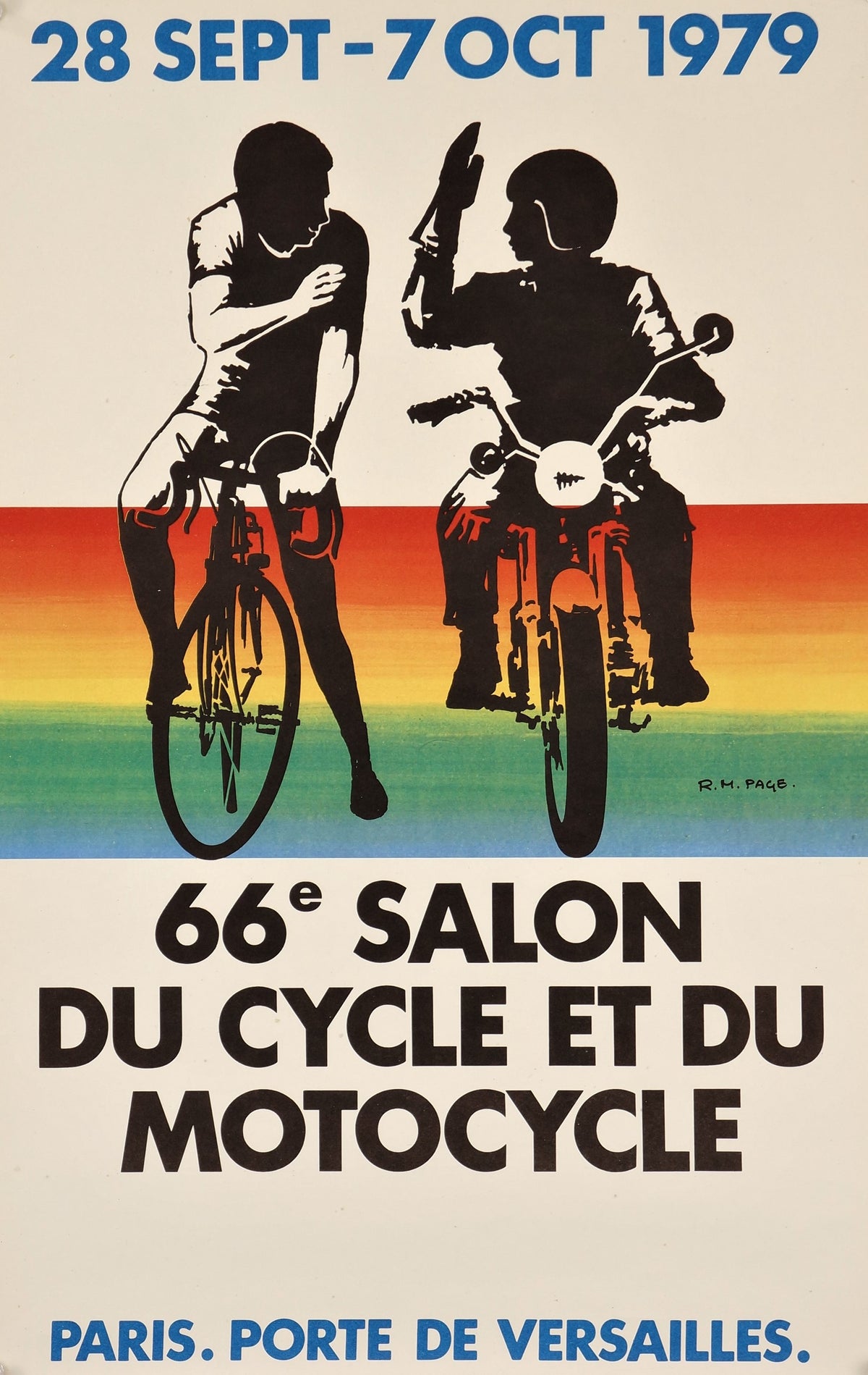 66e Paris Motor Show - Authentic Vintage Poster
