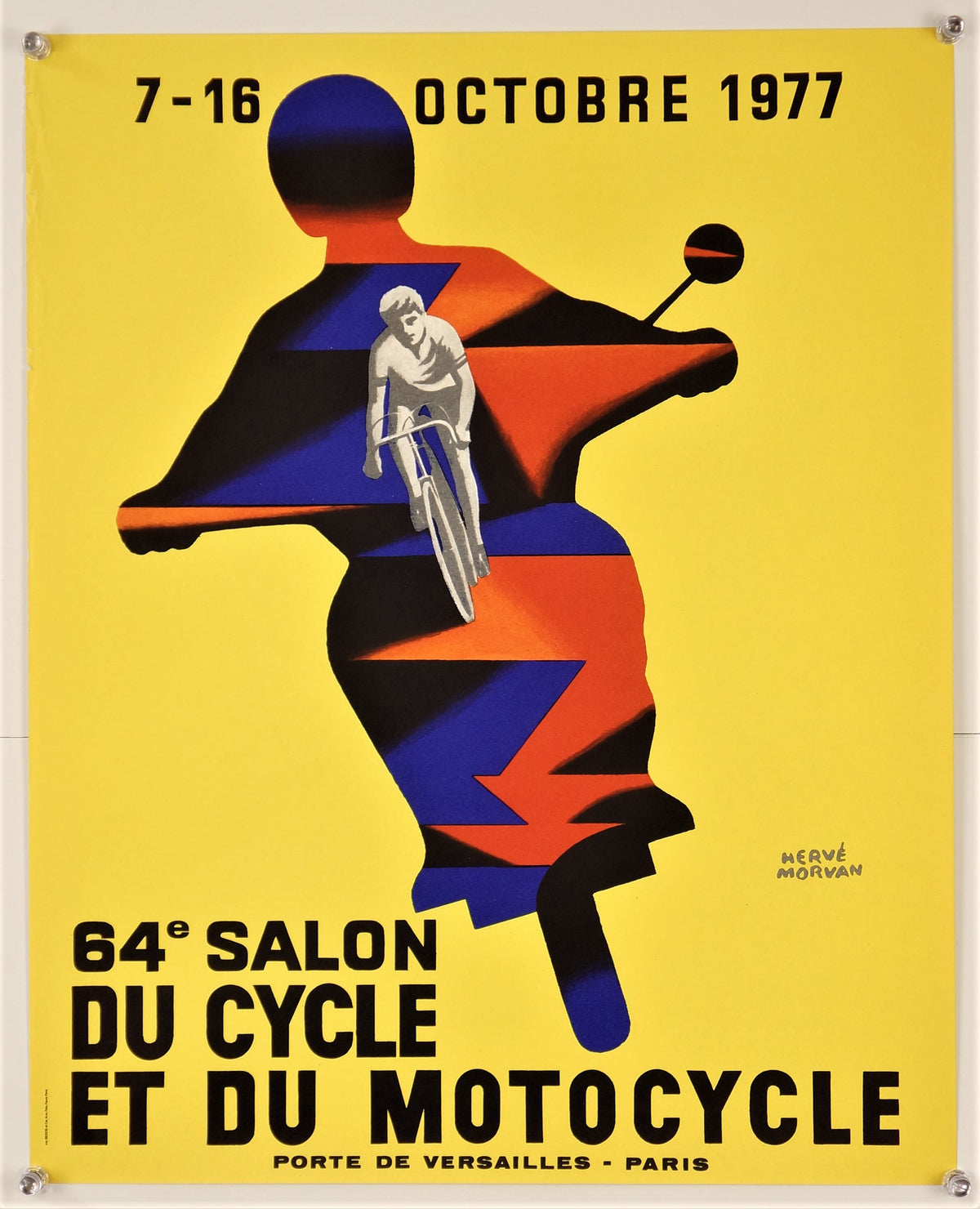 64e Paris Motor Show - Authentic Vintage Poster
